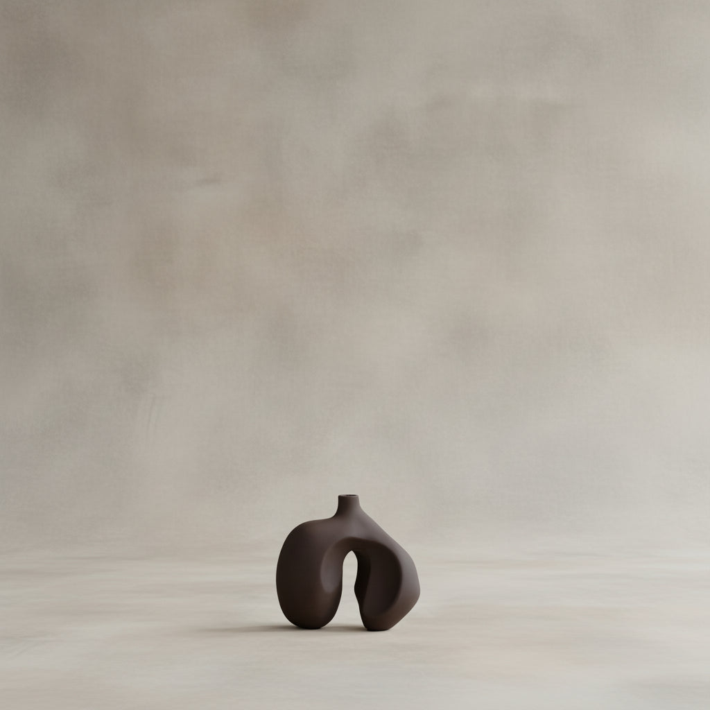 101 Copenhagen - Ni Vase, Petit - Chocolate Brown - Vase