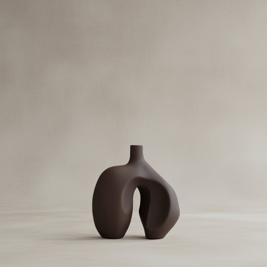 101 Copenhagen - Ni Vase, Mini - Chocolate Brown - Vase