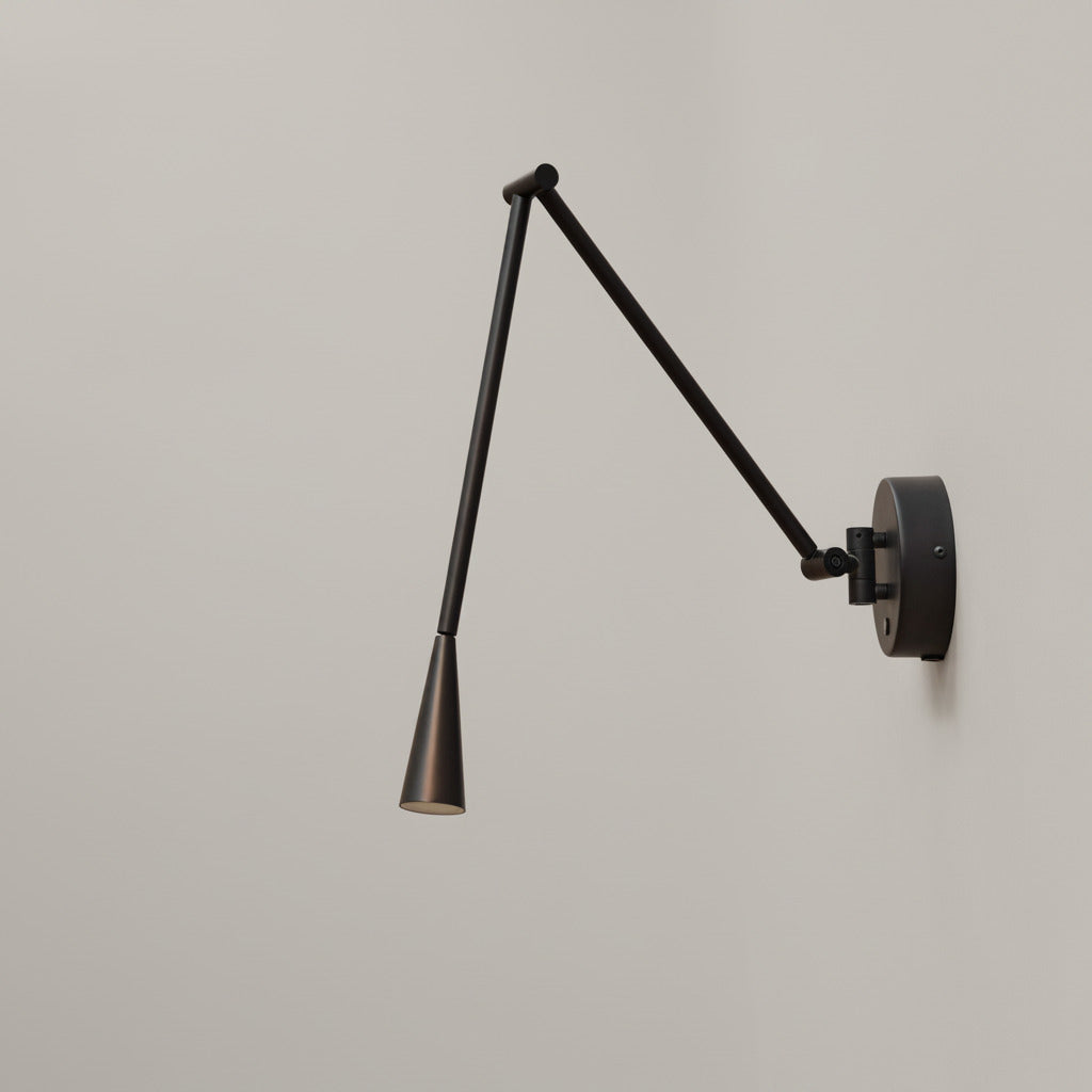 101 Copenhagen - Snake Wall Lamp - Burned Black - Wall Lamp
