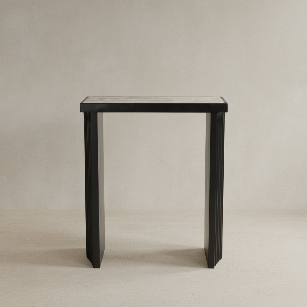 101 Copenhagen - Arc Console - Silver Travertine - Console