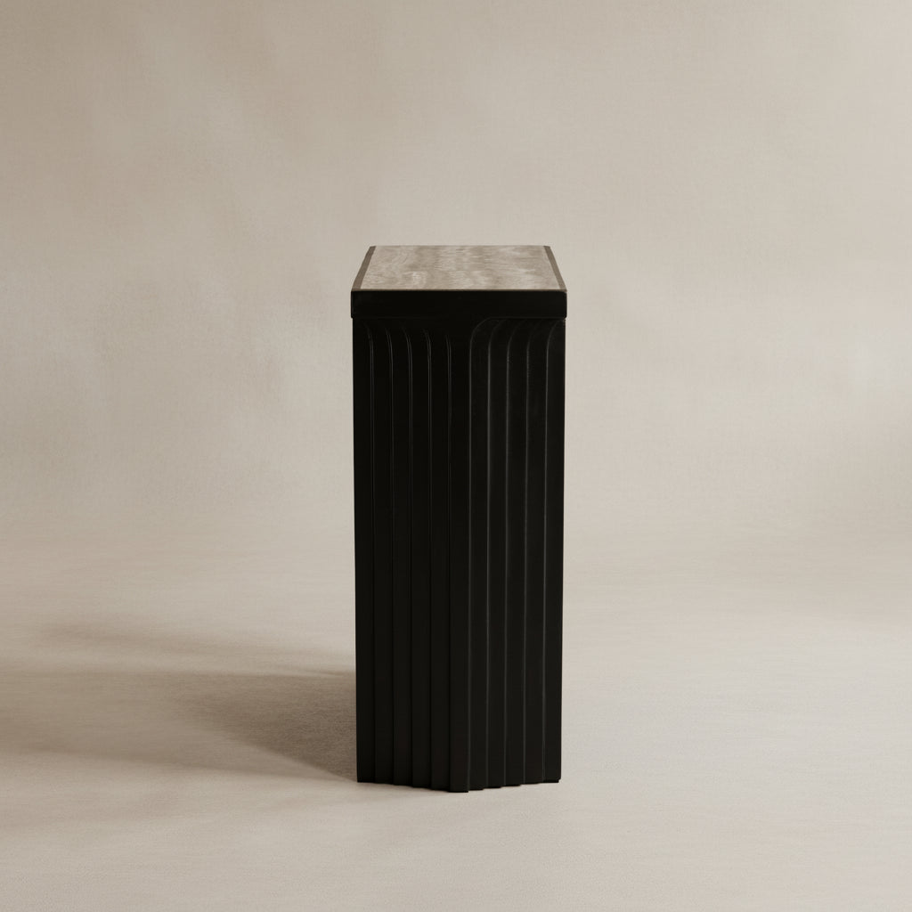 101 Copenhagen - Arc Console - Silver Travertine - Console