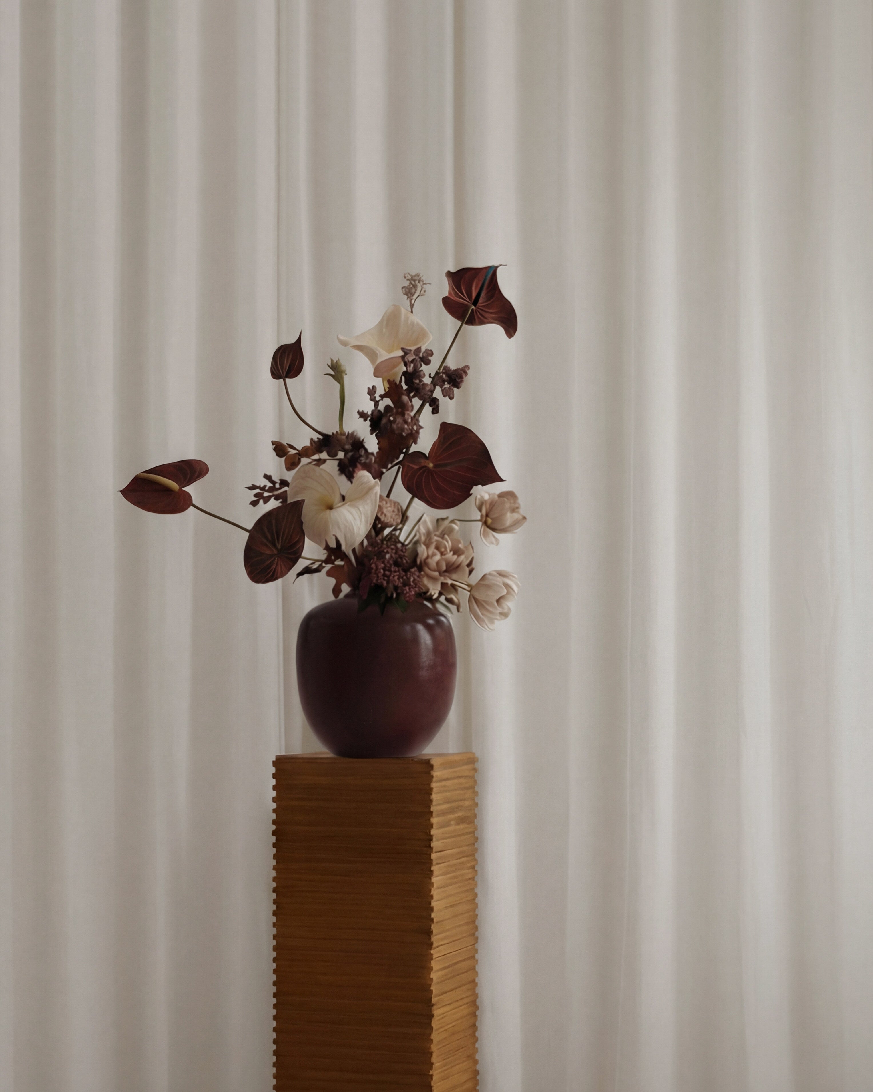 101 Copenhagen - Sunao Vase, Mini - Maroon - Vase