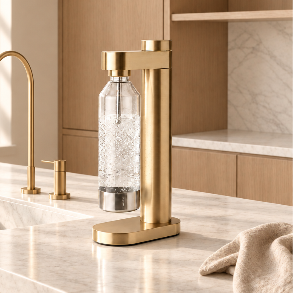 BRUS Carbonator Brushed Brass