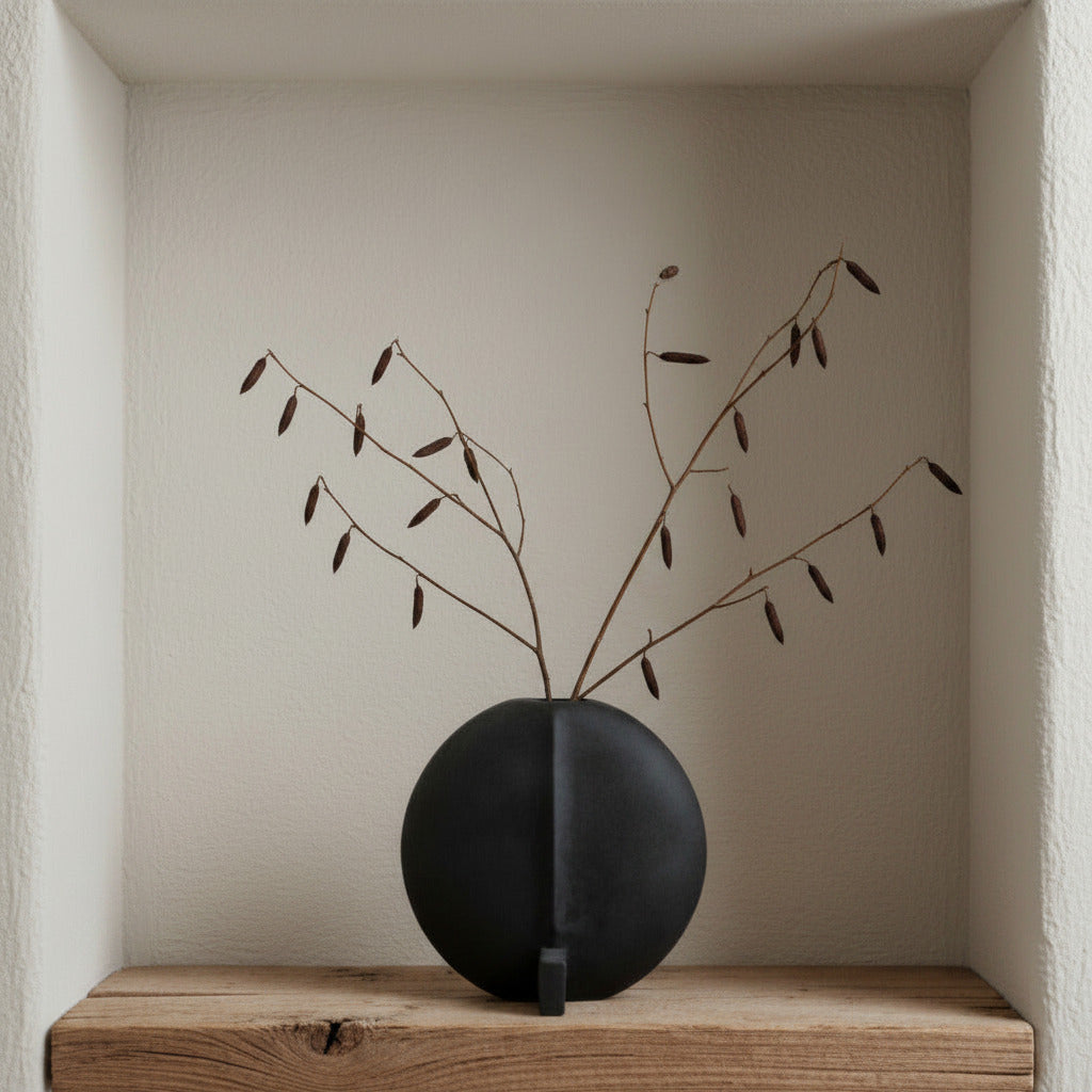 Guggenheim Vase, Petit - Black