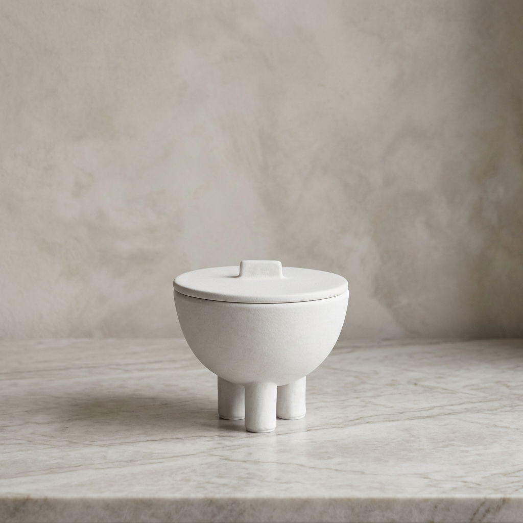 Duck Jar, Medio - Bone White