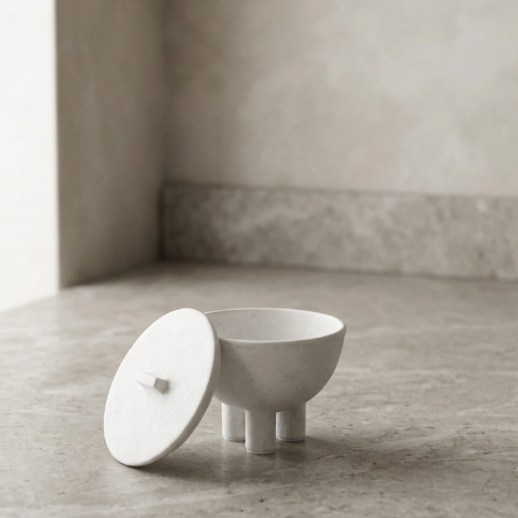Duck Jar, Medio - Bone White