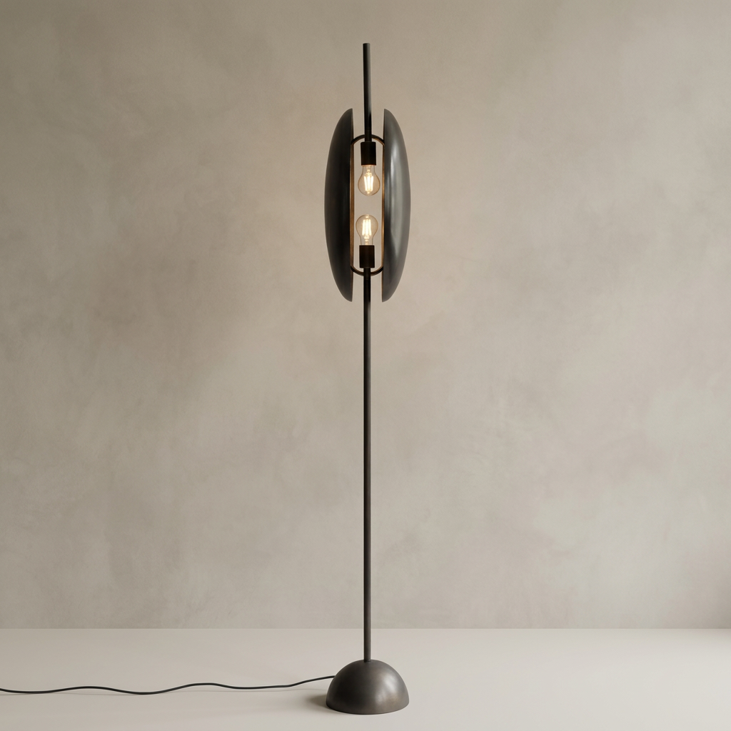 Totem Floor Lamp - Bronze
