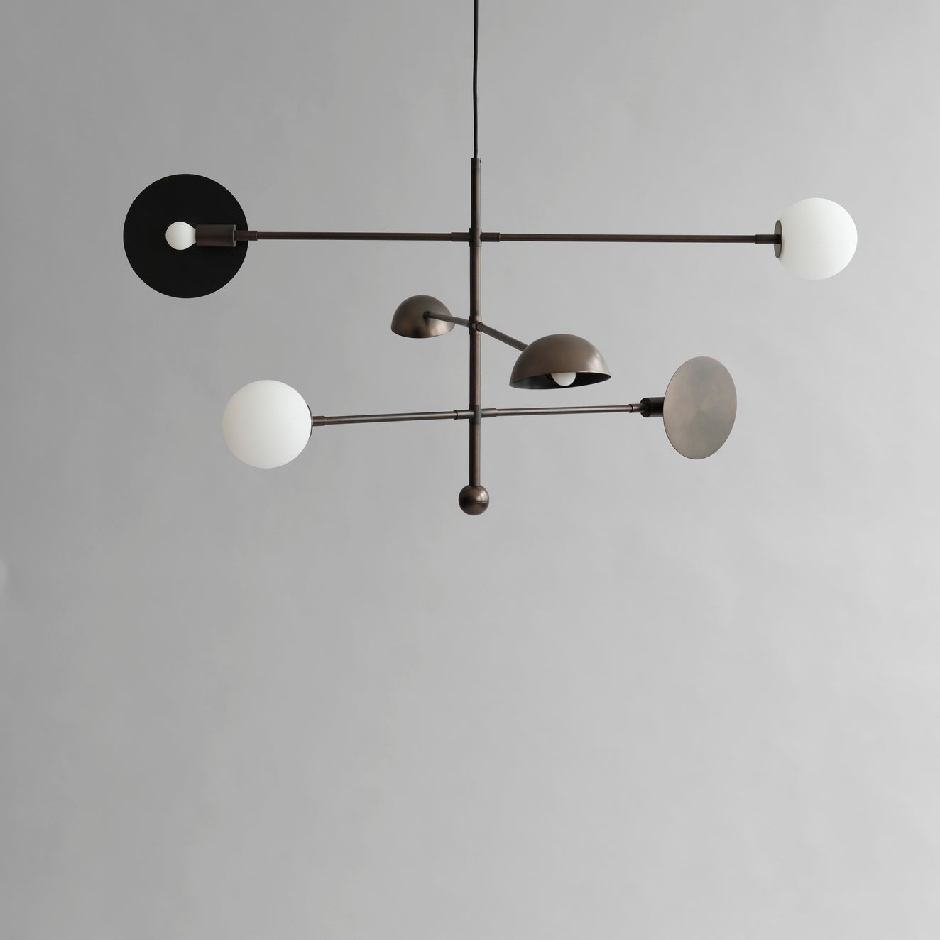 Sahn Chandelier - Bronze, UL