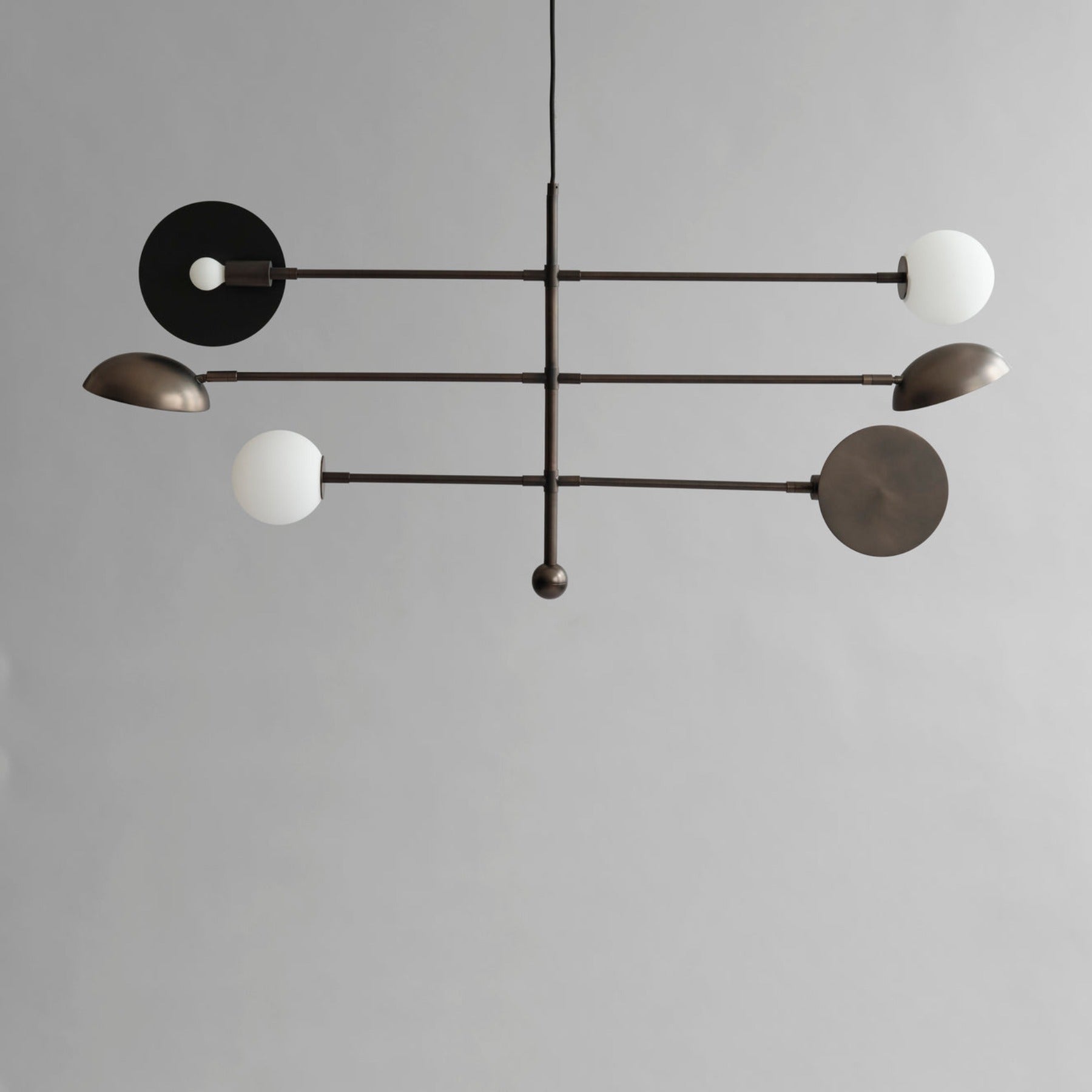 Sahn Chandelier - Bronze, UL