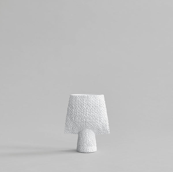 Sphere Vase Square, Shisen, Mini - Bone White