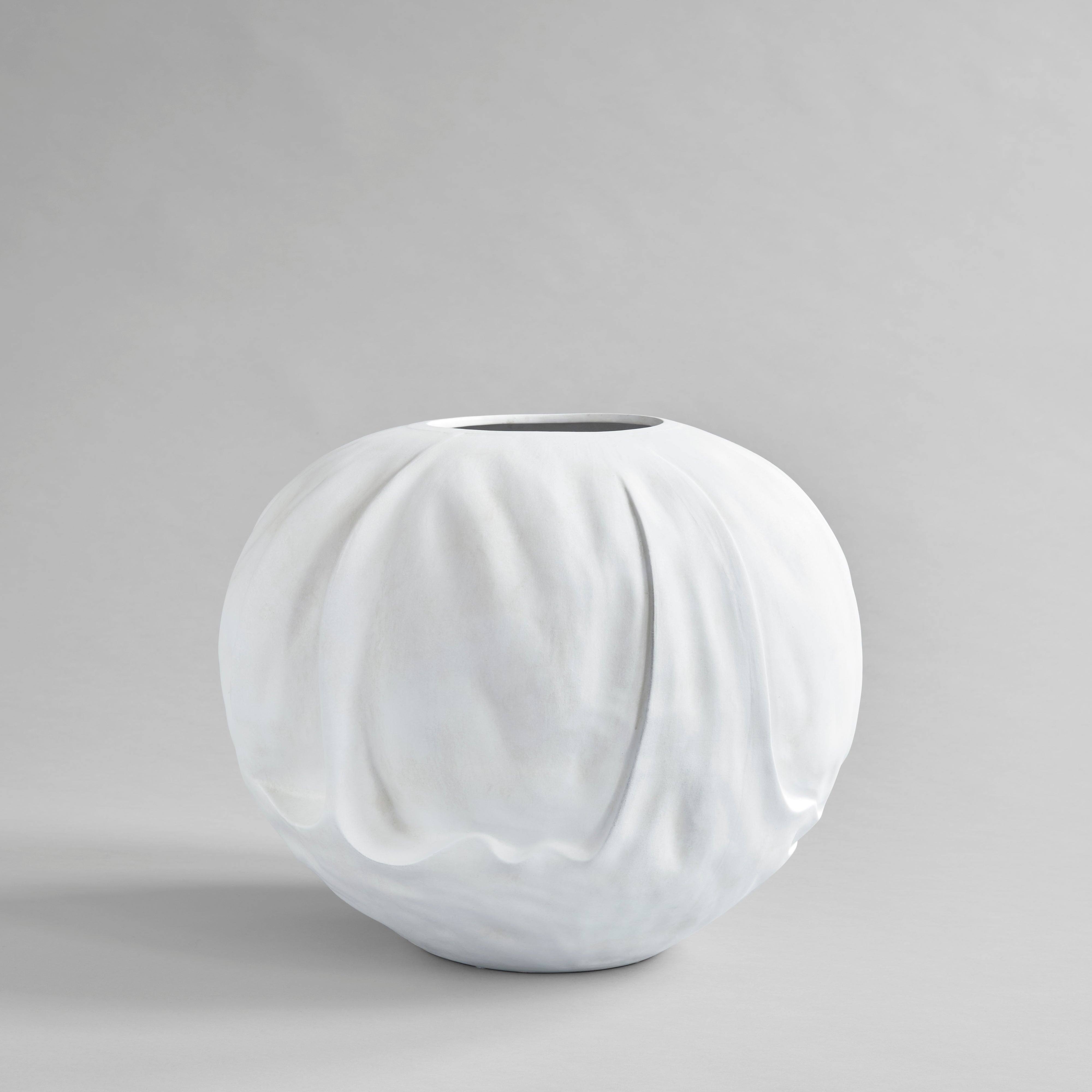 Orimono Vase, Big - Bone White