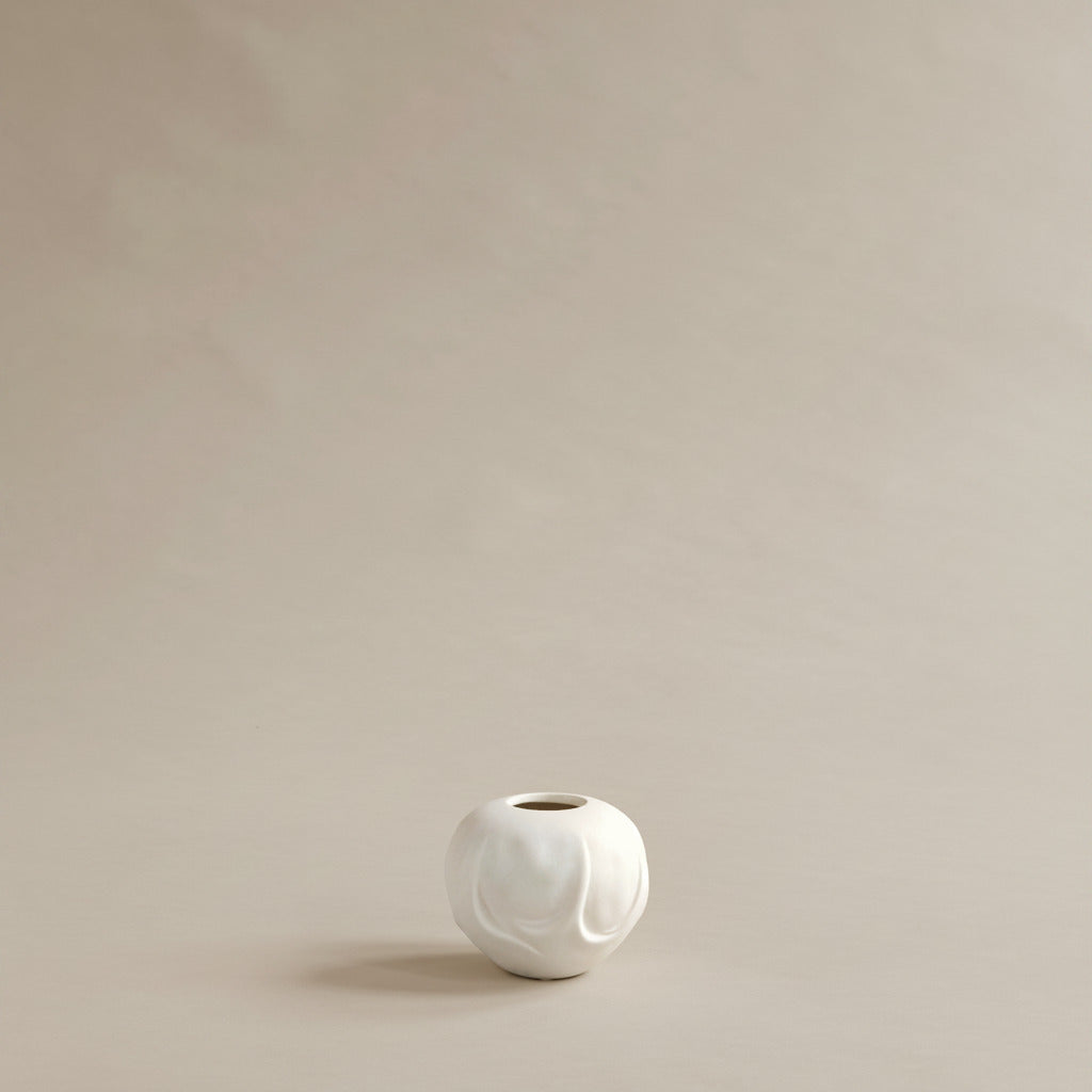 Orimono Vase, Mini - Bone White