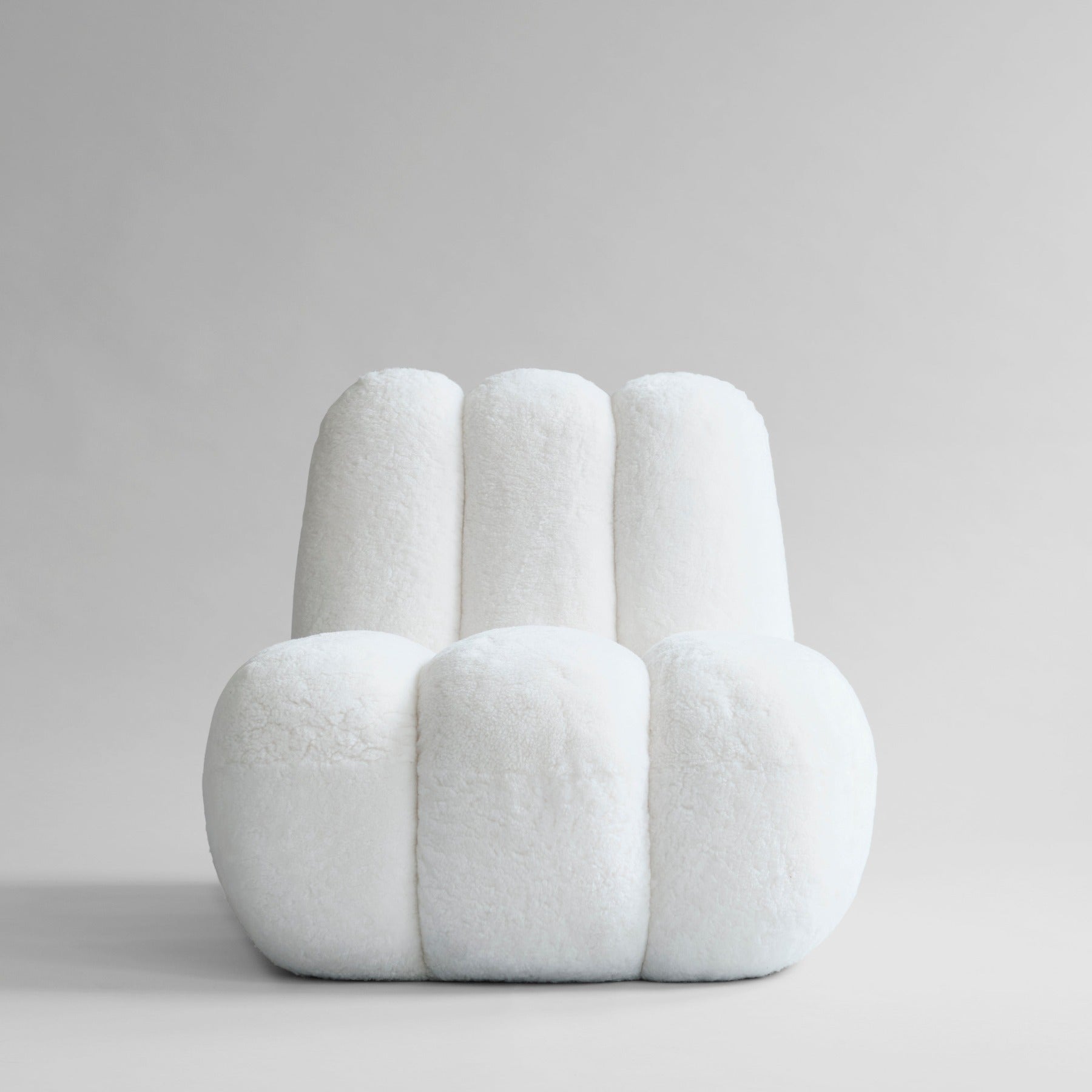 Toe Chair - Sheepskin, Off-White