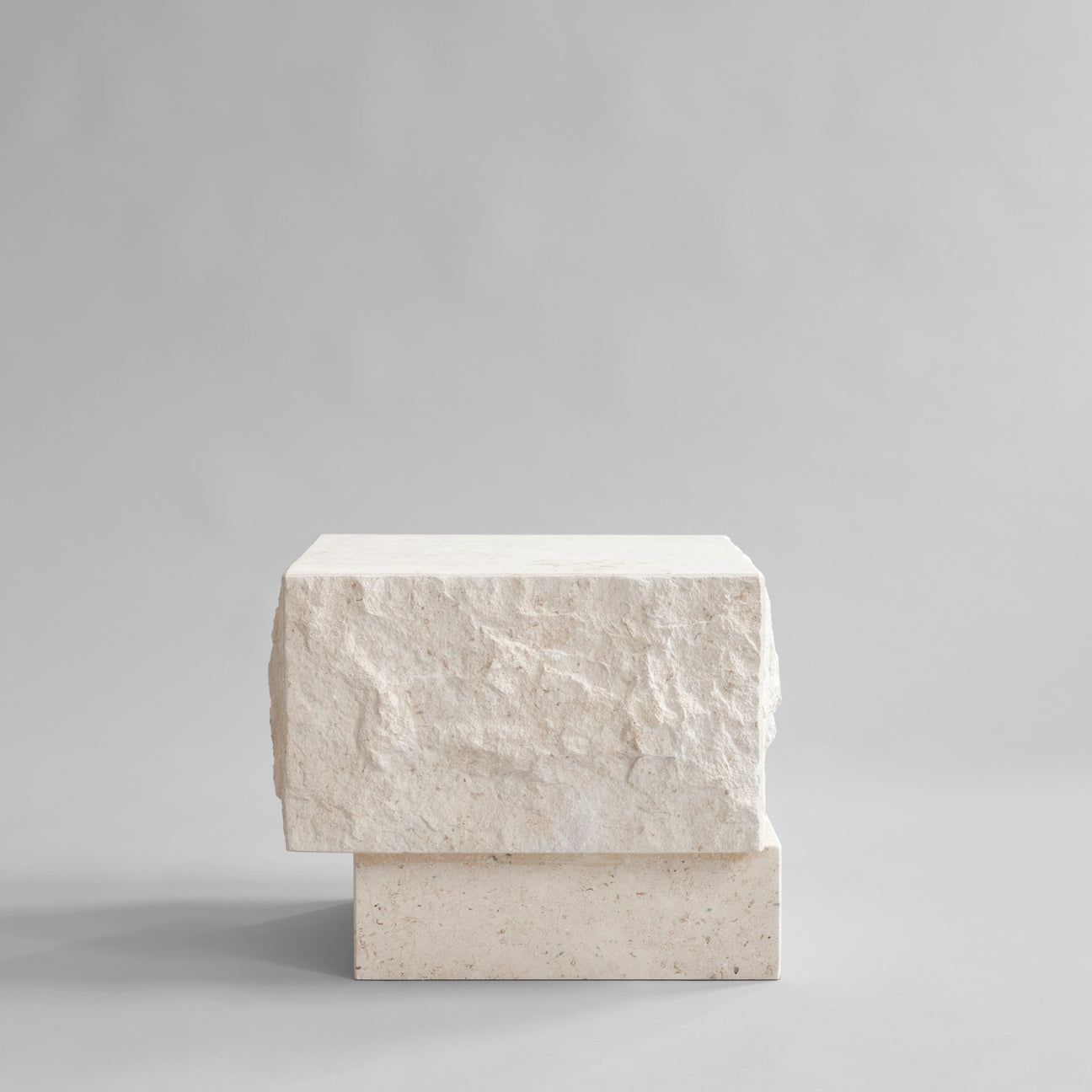 Temple Coffee Table, Low - Limestone