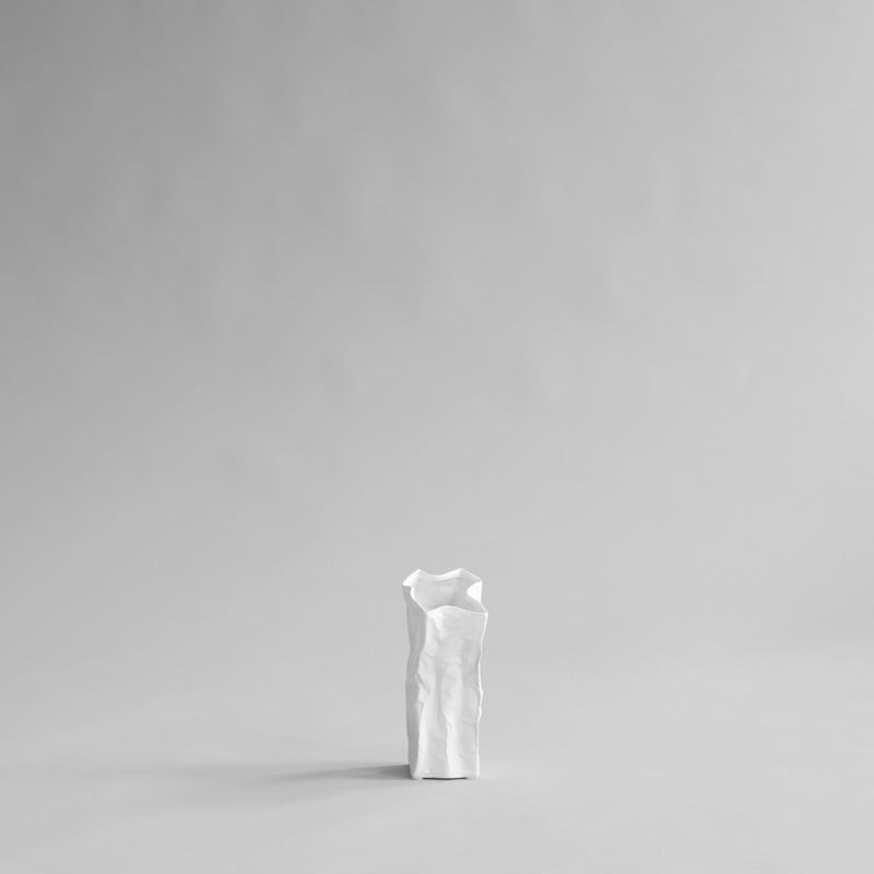 Kami Vase, Mini - Bone White