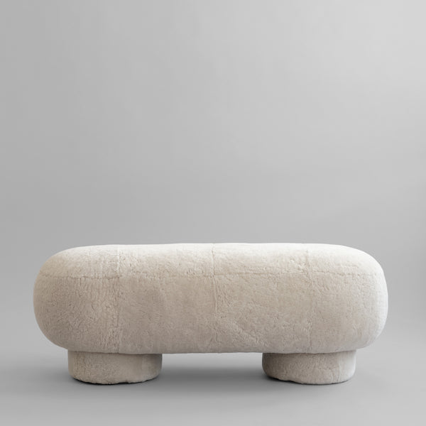 Big Foot Bench - Sandshell Sheepskin*