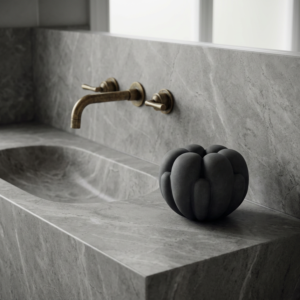 Bloom Vase, Petit - Dark Grey