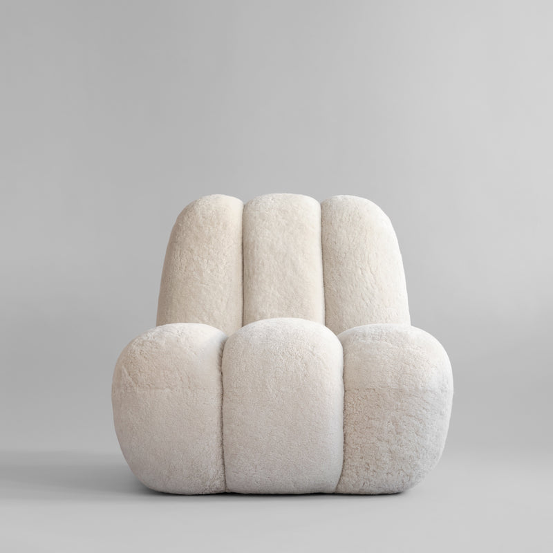 Toe Chair - Sheepskin, Sandshell*