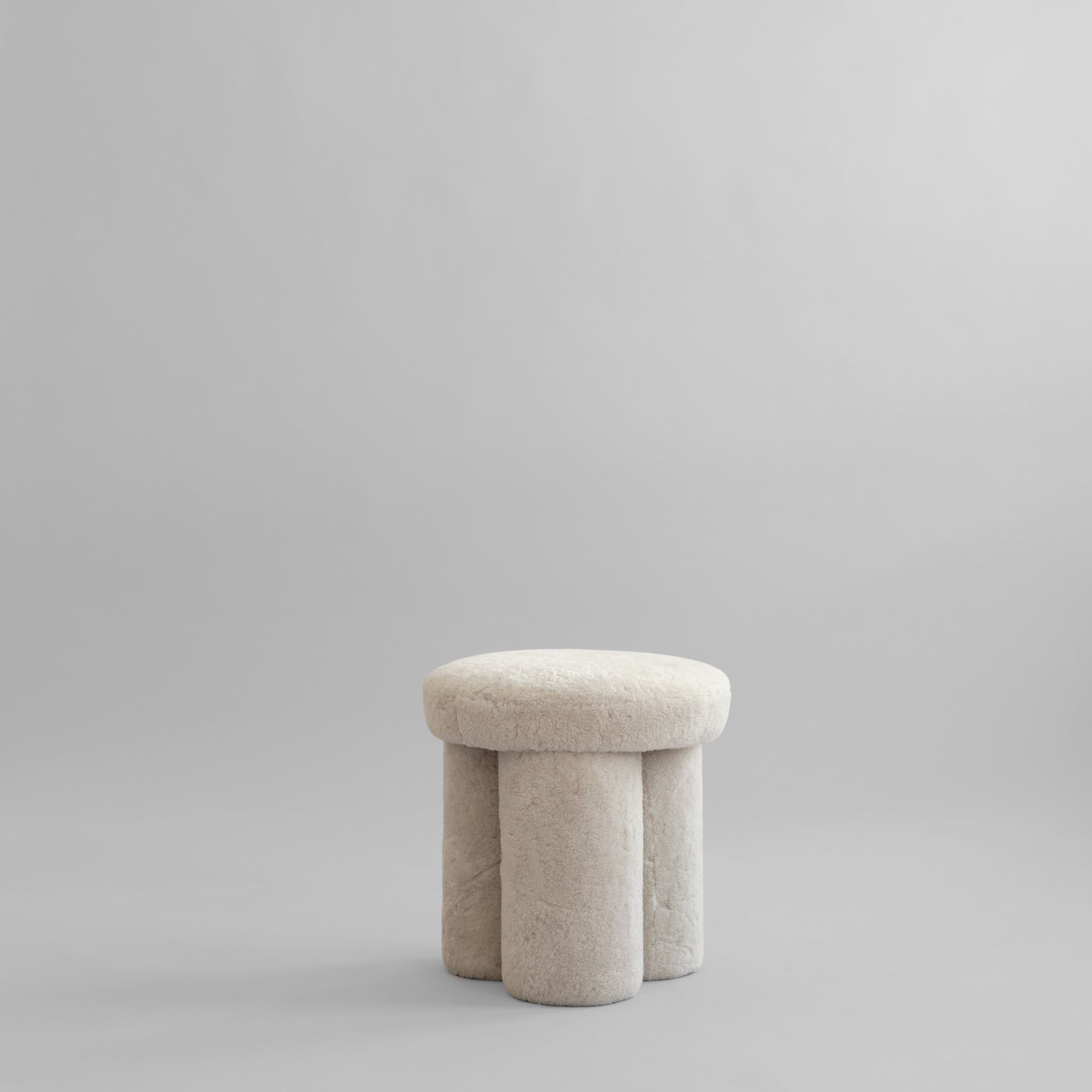 Big Foot Stool - Sheepskin, Sandshell