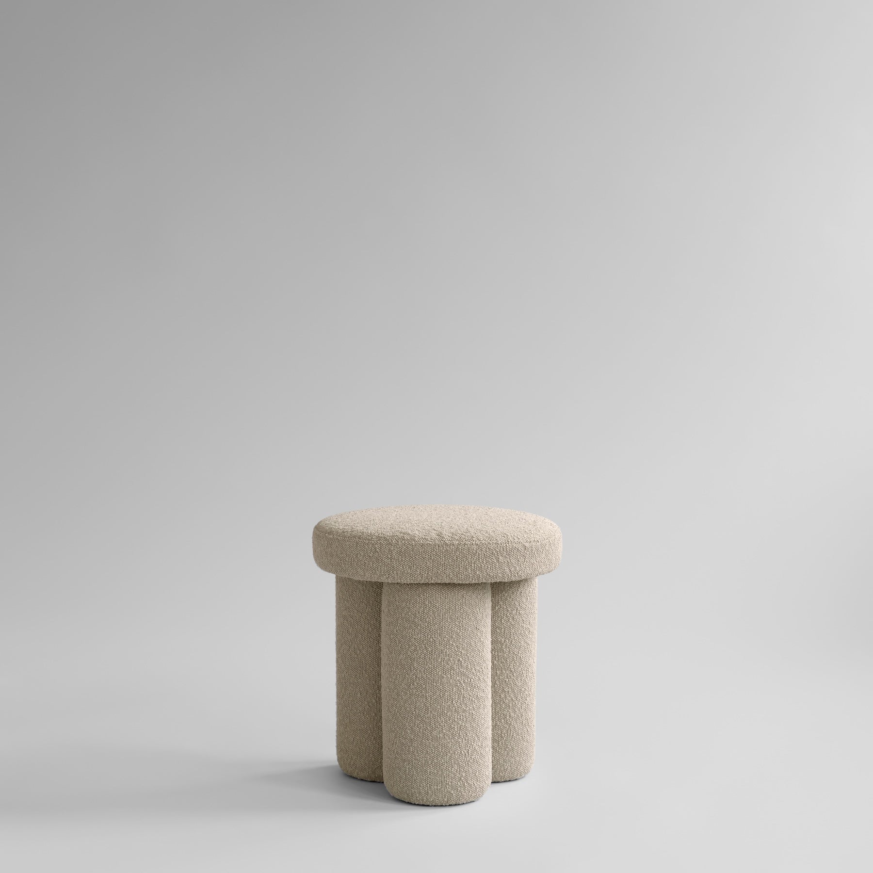 Big Foot Stool - Smoked Sand Bouclé*