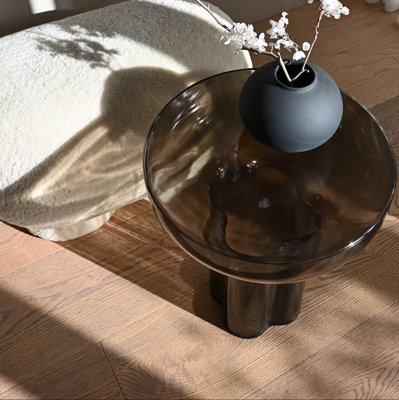 Crown Table, Tall - Smoked Forest*