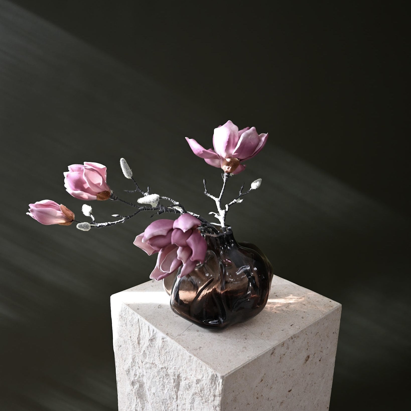 Wabi Vase, Mini - Smoked Forest*
