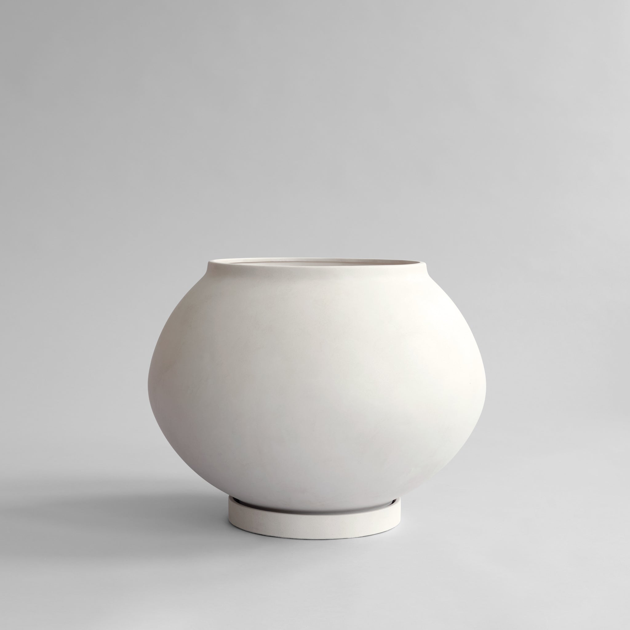 Sunao Plant Pot Fat, Hexa - Birch*