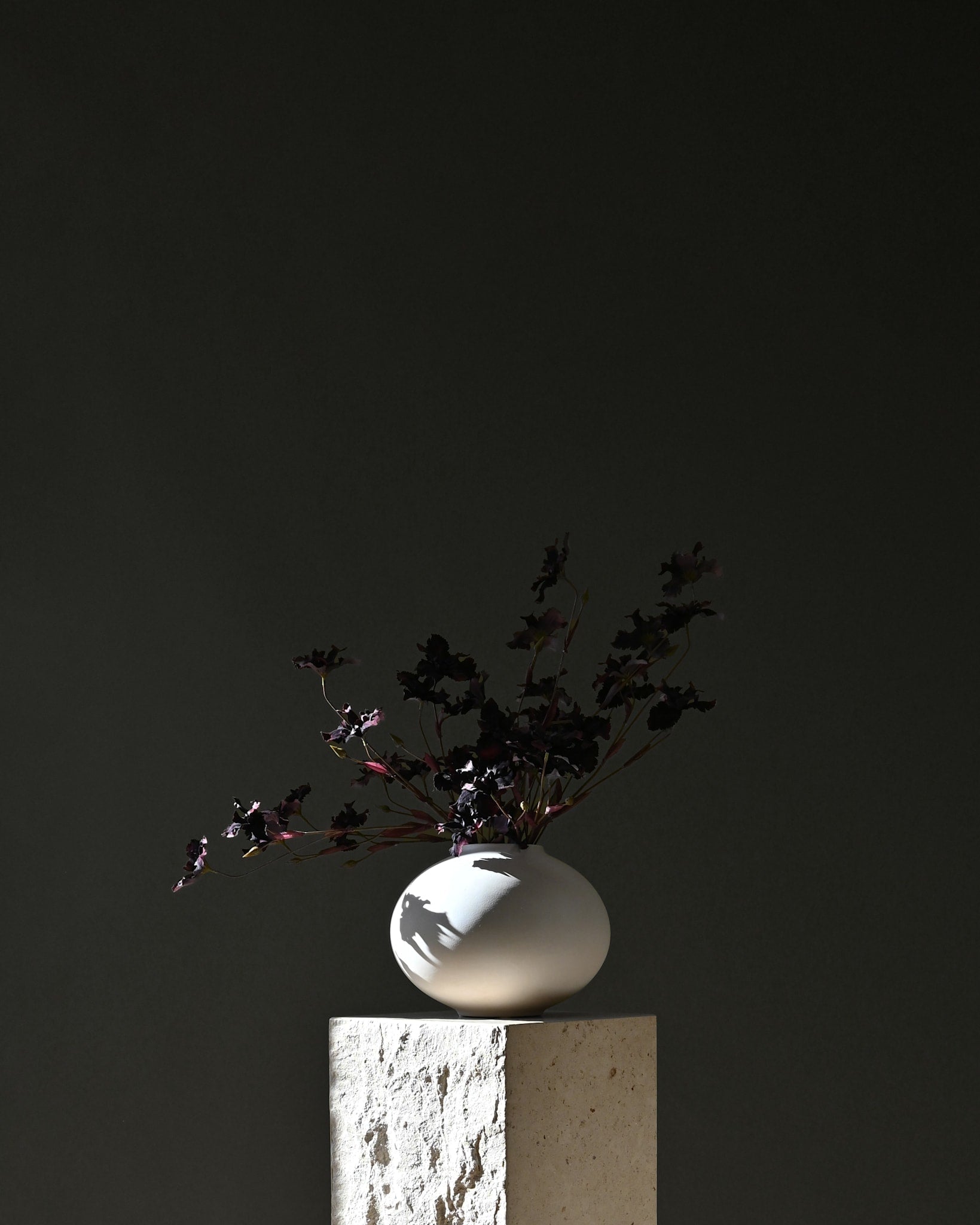 Sunao Vase Fat, Mini - Birch*