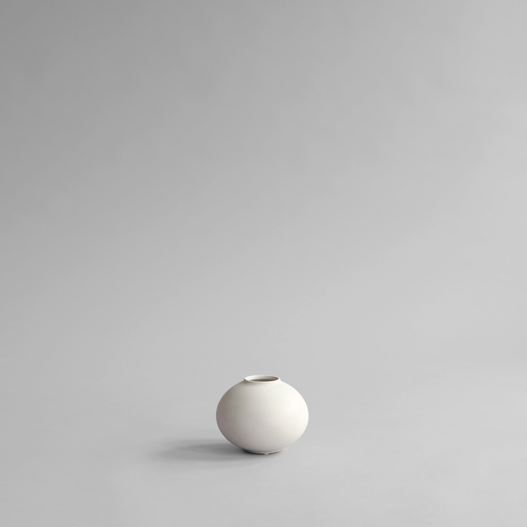 Sunao Vase Fat, Petit - Birch*