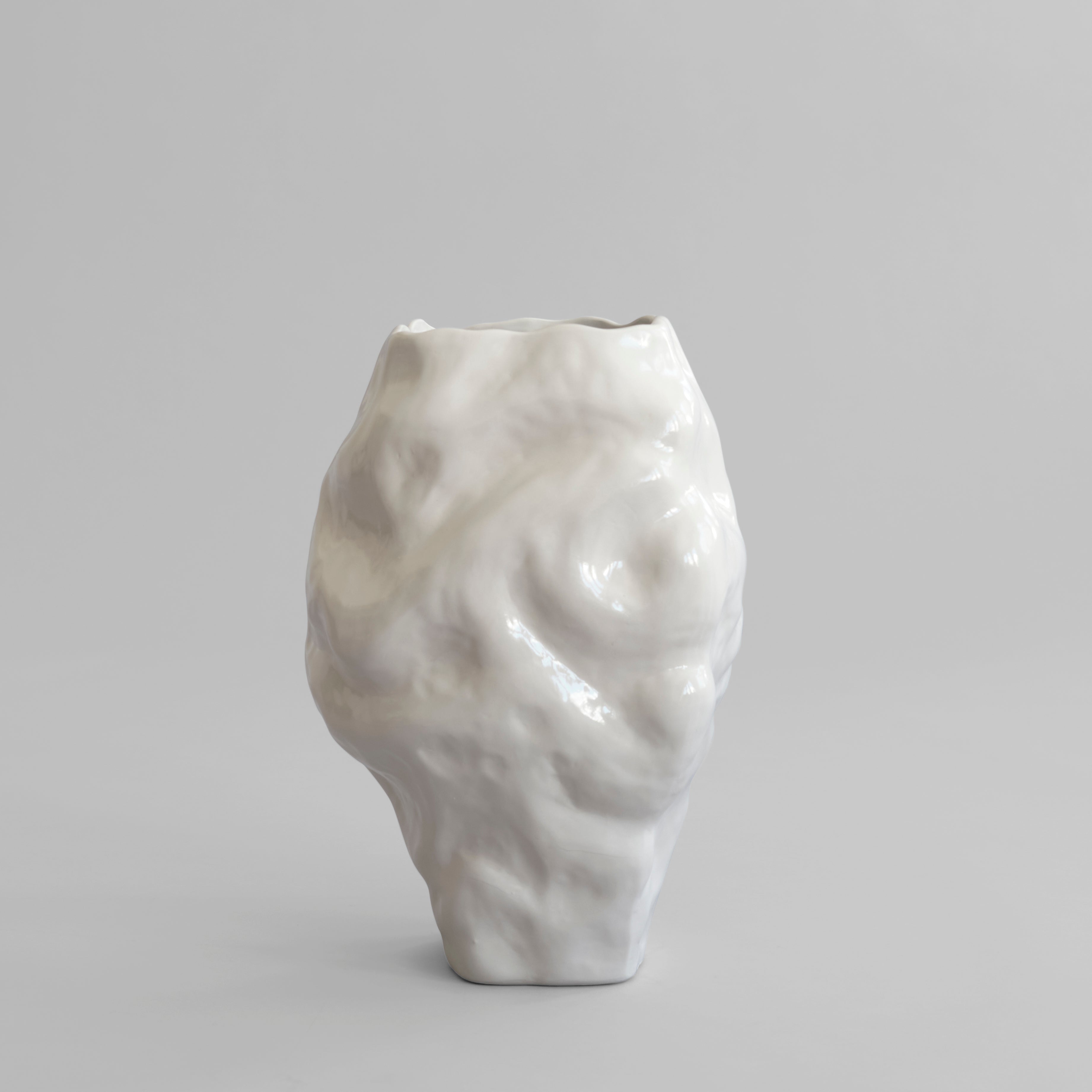 Katachi Vase, Big - High Glaze Birch*