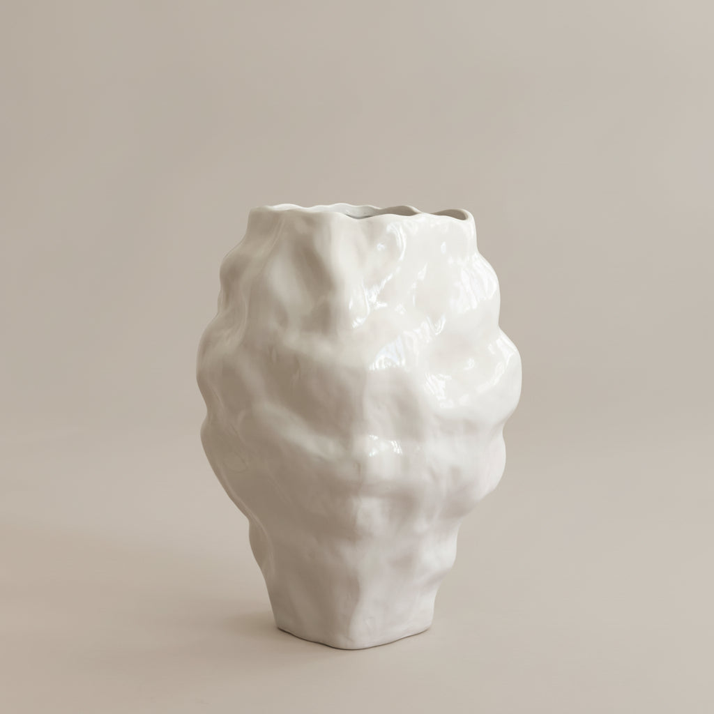 Katachi Vase, Big - High Glaze Birch