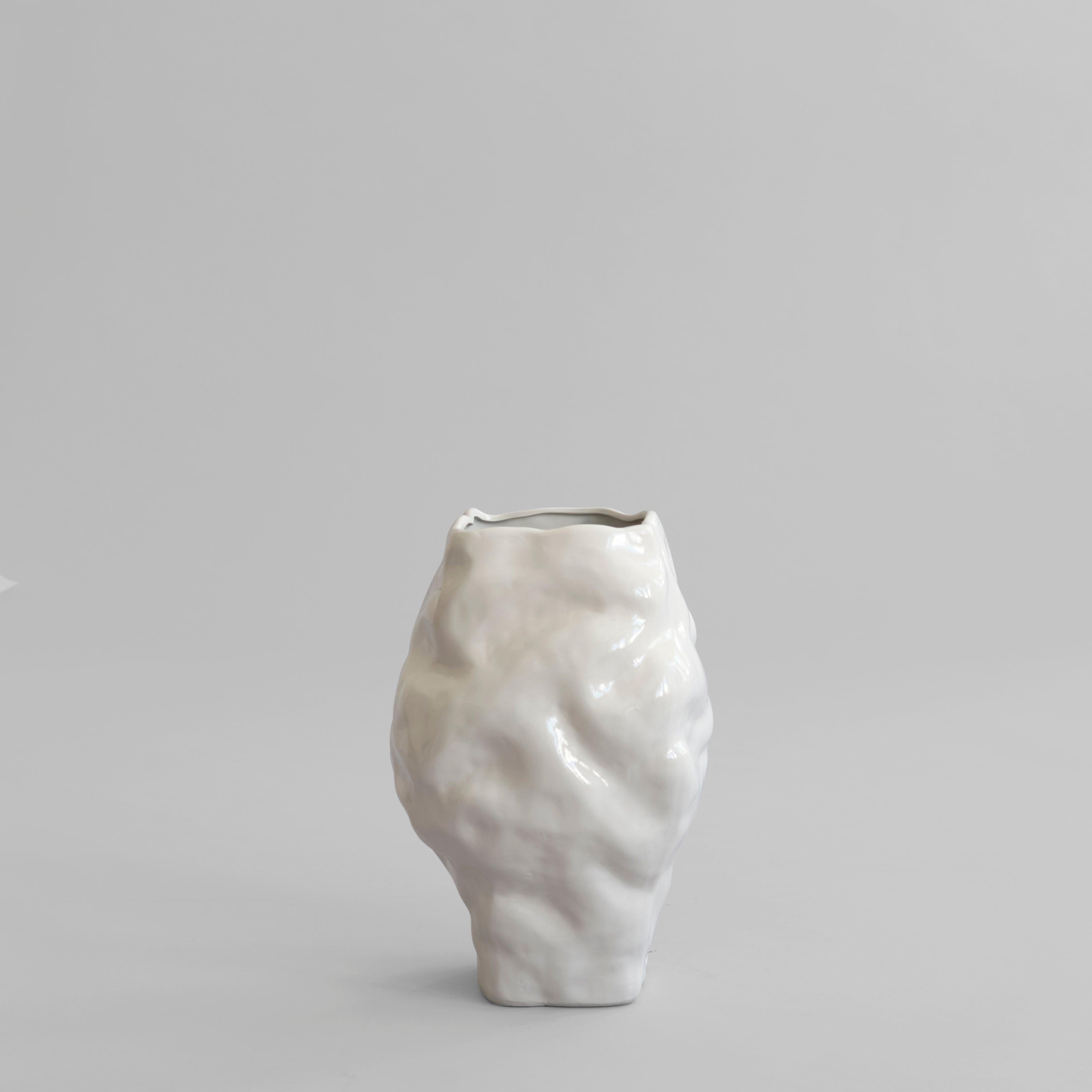 Katachi Vase, Medio - High Glaze Birch*