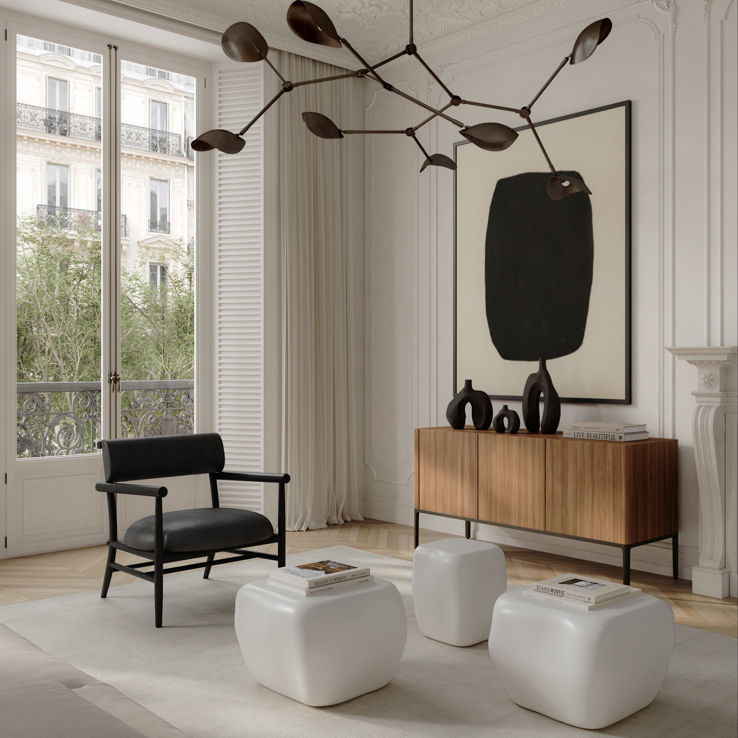 Ishi Coffee Table, Mini - High Glaze Birch *Pre-order