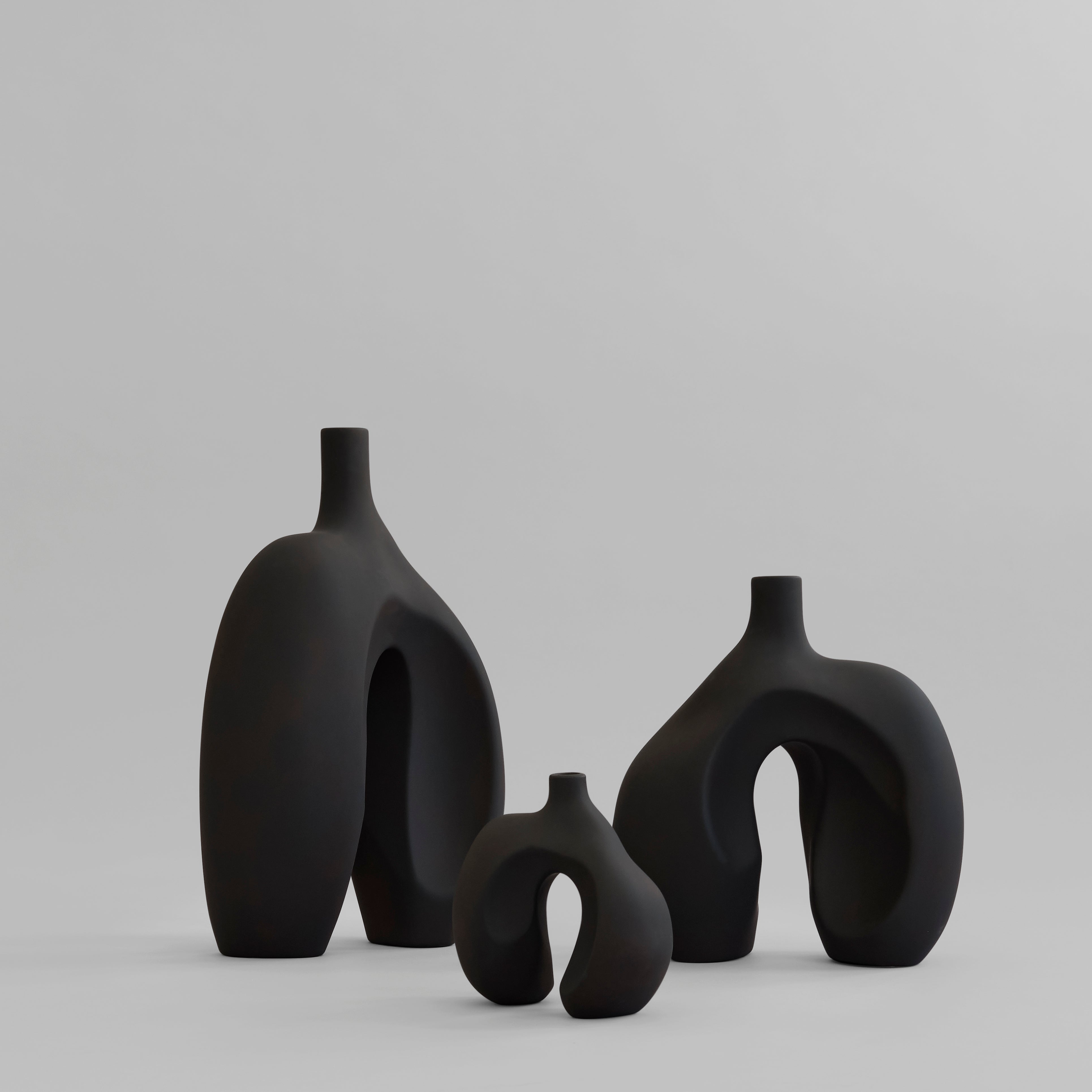 Ni Vase, Petit - Coffee