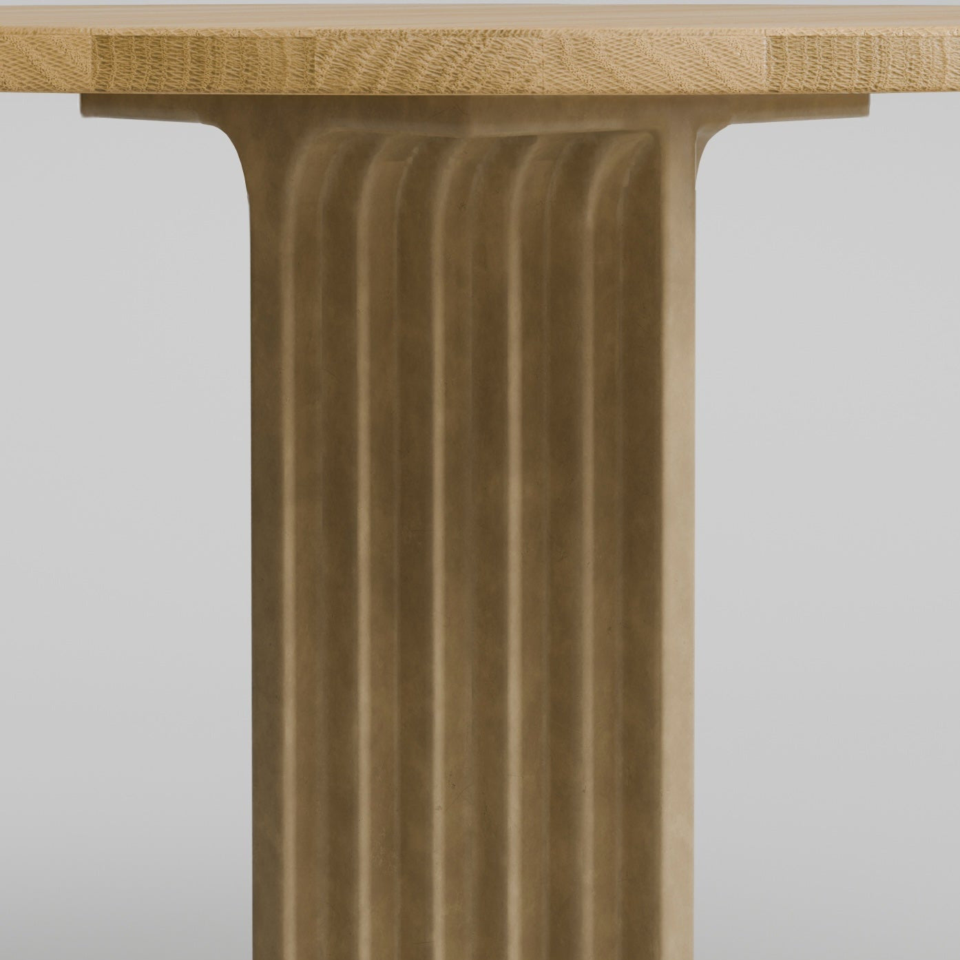 Arc Dining Table, 47"Ø - Natural Oak *Made to Order