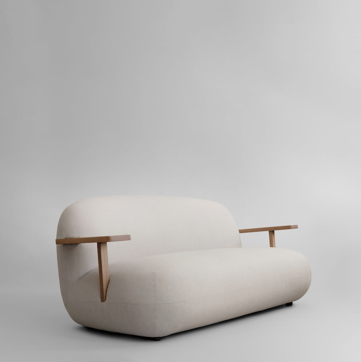 Toe Sofa - Teak / Warm Ash
