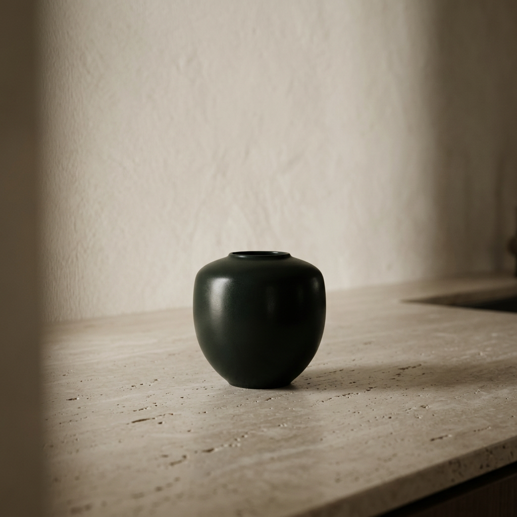 Sunao Vase, Mini - Dark Green
