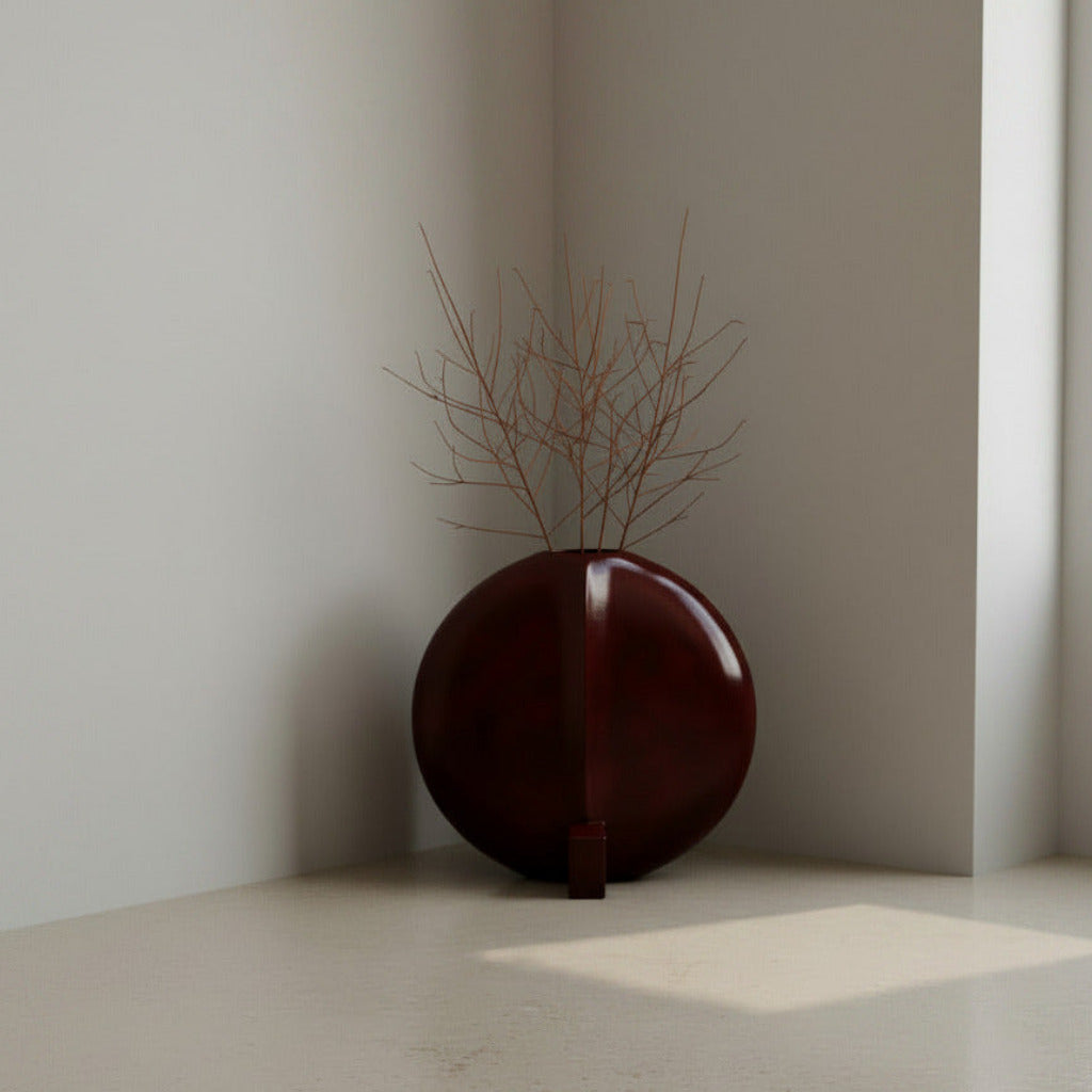 Guggenheim Vase, Big - Maroon