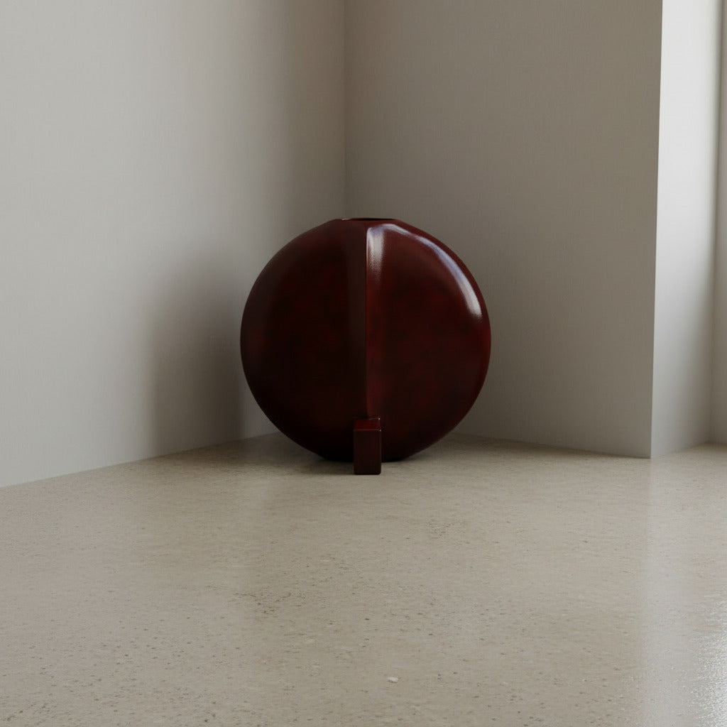 Guggenheim Vase, Big - Maroon