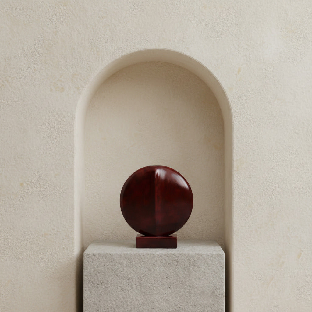 Guggenheim Vase, Mini - Maroon