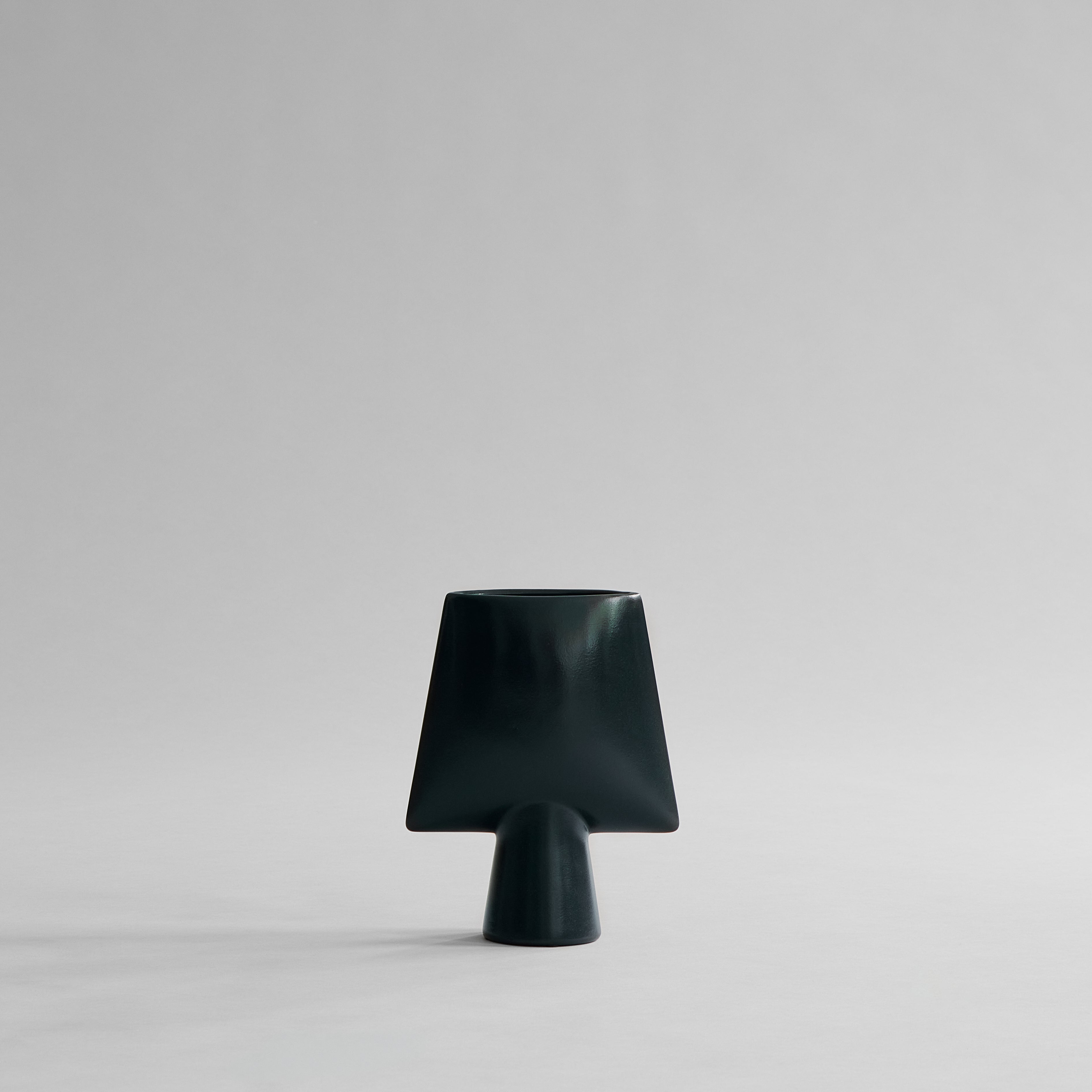 Sphere Vase Square, Mini Ð Dark Green