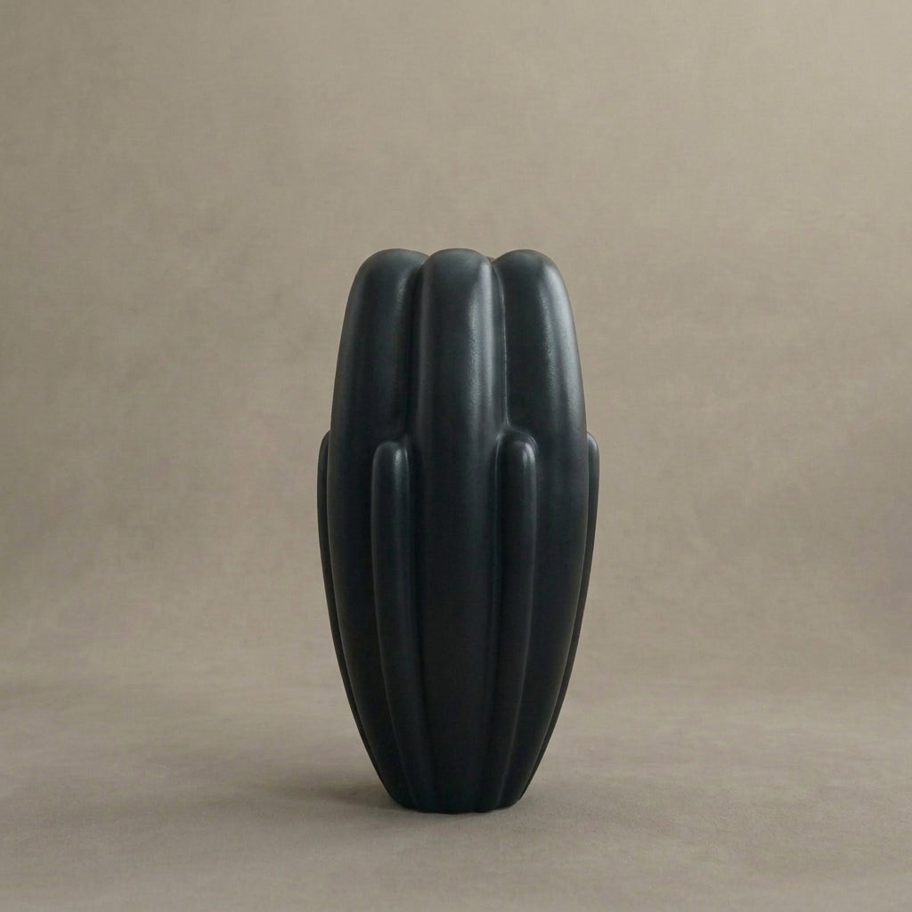 Bloom Vase Slim, Big - Dark Green