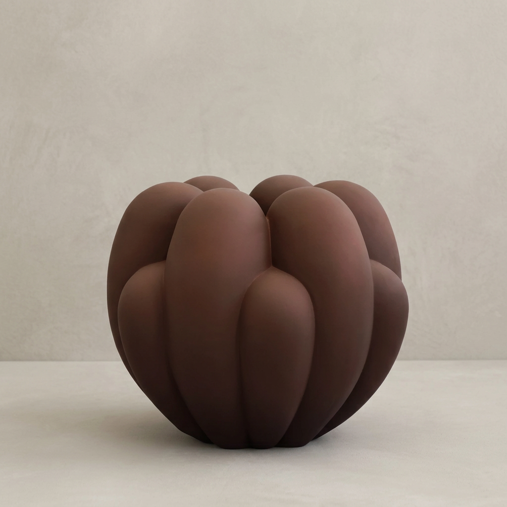 Bloom Vase, Big - Almond