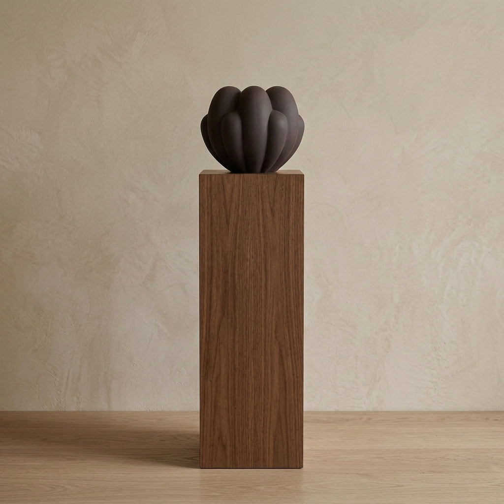 Bloom Vase, Big - Chocolate Brown