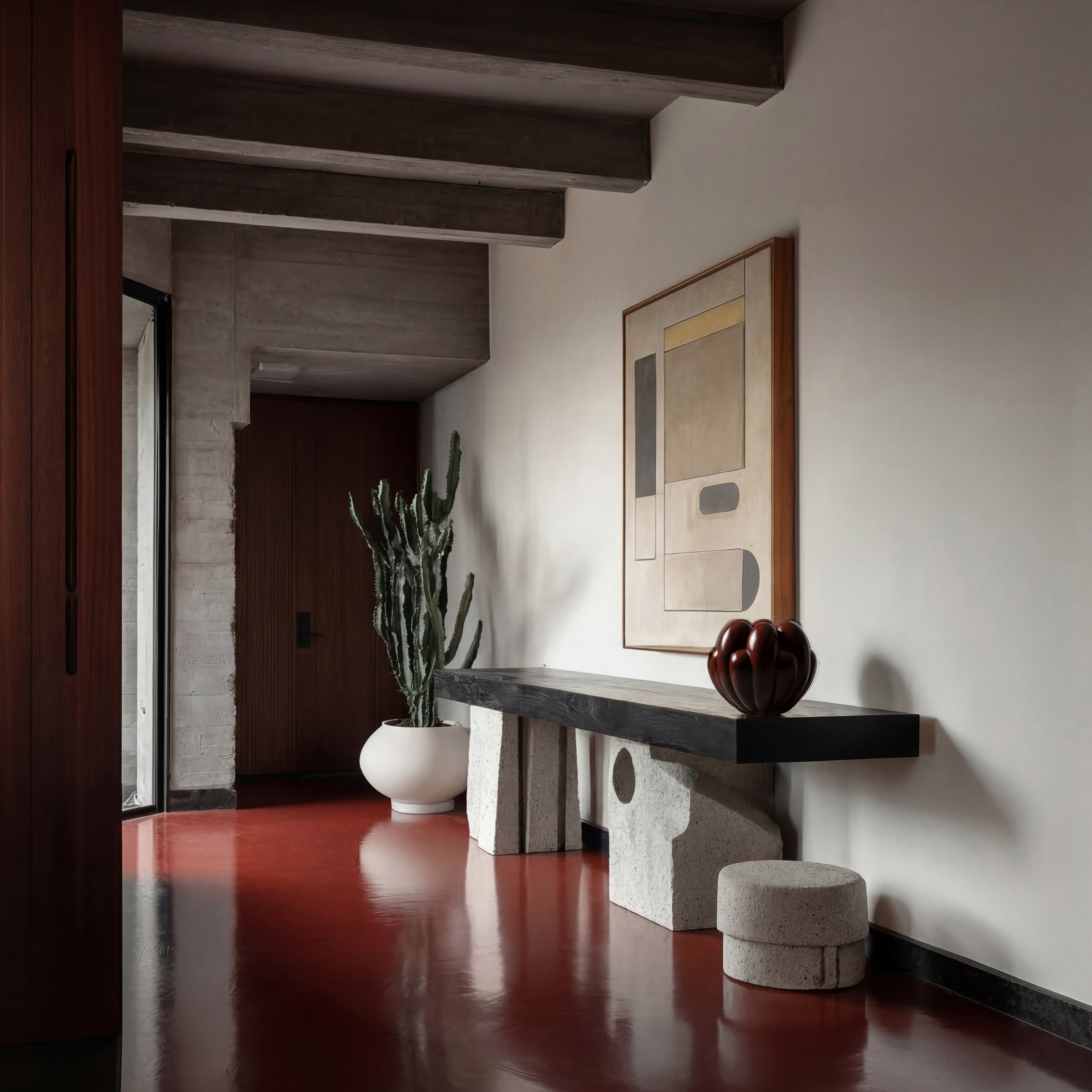 Bloom Vase, Mini - Maroon