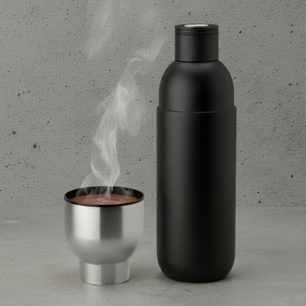 Keep Warm vacuum insulated bottle, black