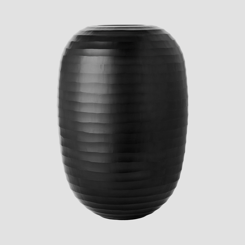 Organic vase 07 - black