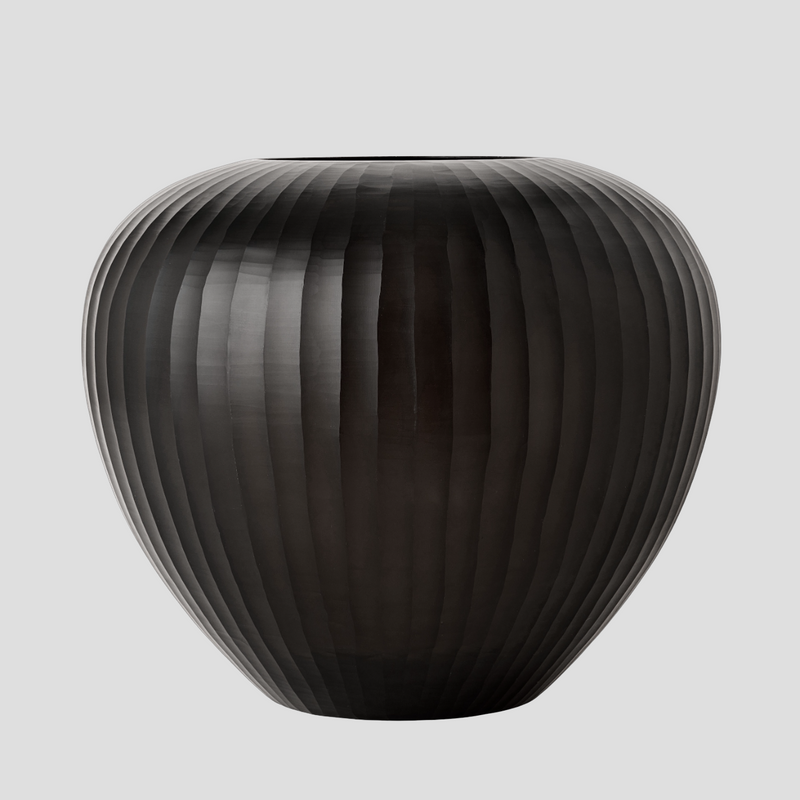 Organic vase 06 - black