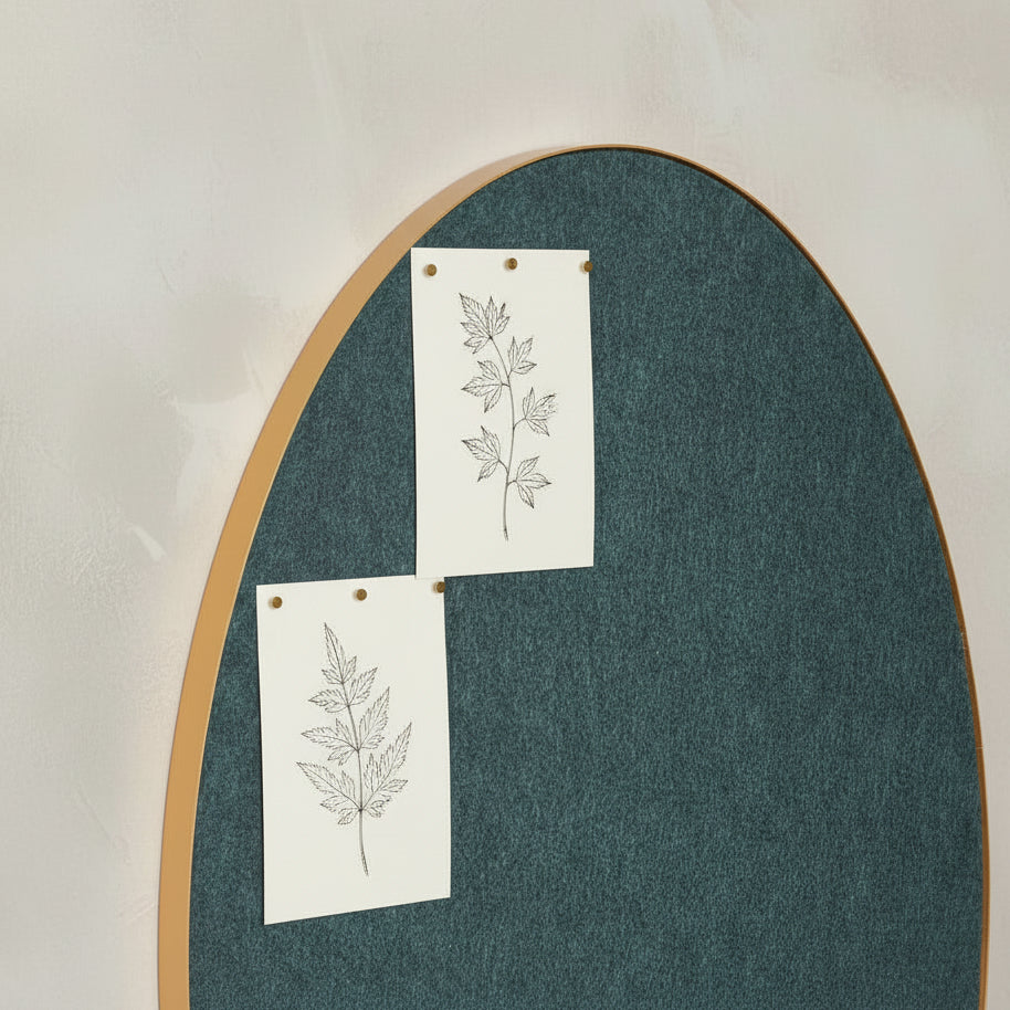 RETELL pinboard - green brass