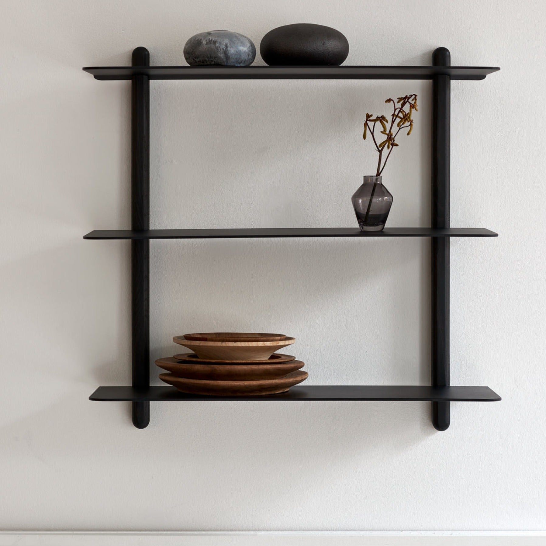 NIVO Shelf Large A - black ash/ black